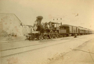 Locomotora Gumà i tren inaugural