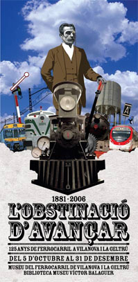 Exposició 125 anys de ferrocarril a Vilanova i la Geltrú