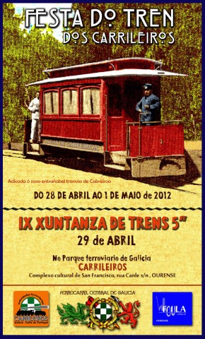 Cartell Xuntanza de Trens Carrileiros