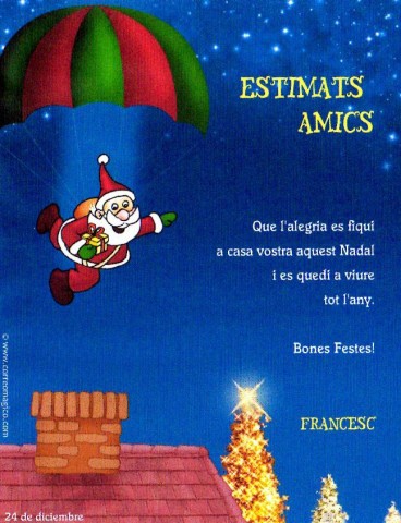 Felicitació de Nadal de Francesc Baños
