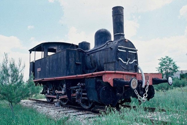Locomotora Renfe 030-0221 preservada a Alcalà d'Henares