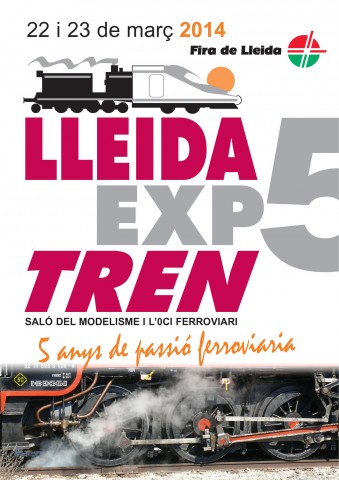 Cartell Expotren Lleida 2014