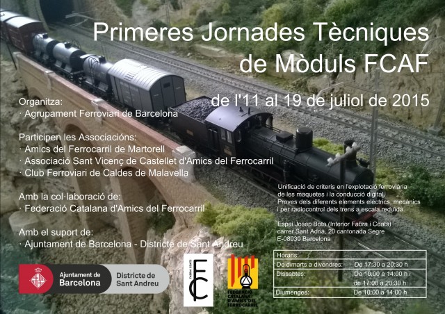 Cartell Jornades Tècniques FCAF 2015