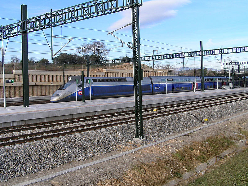 TGV a Figueres Vilafant.