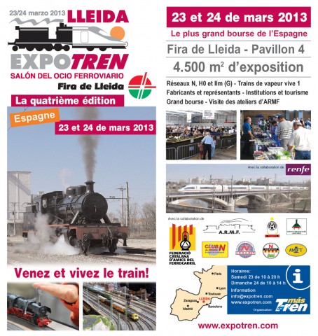 Fulletó Lleida Expo Tren 2013 a ExpoRail