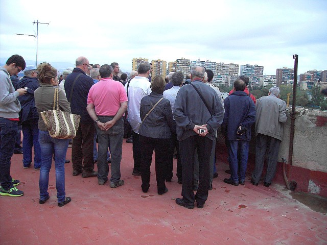Visita a les obres de La Sagrera.