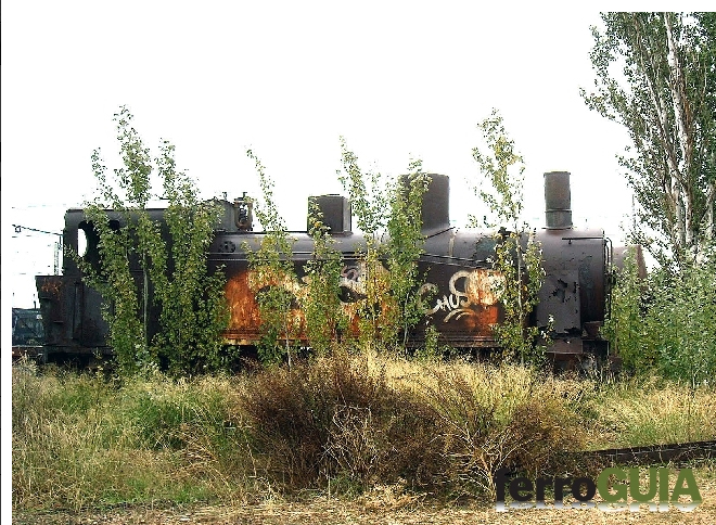 Locomotora "Laviana" a Alcázar de San Juan. Foto: ferroGUIA