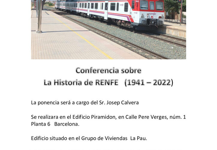 thumbnail of CONFERENCIA SOBRE LA HISTORIA DE RENFE RECTIFICADA