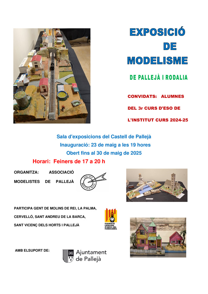 thumbnail of CARTELL EXPO MODELISME 2025 amb FCAF