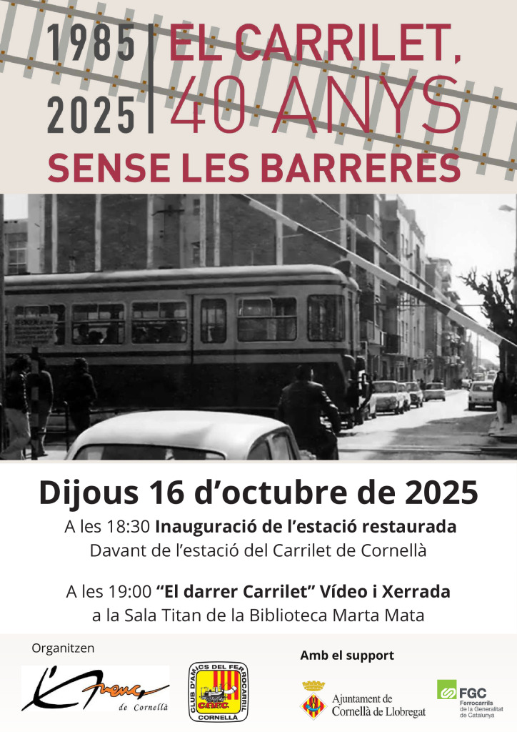 thumbnail of Cartell Carrilet 40 anys