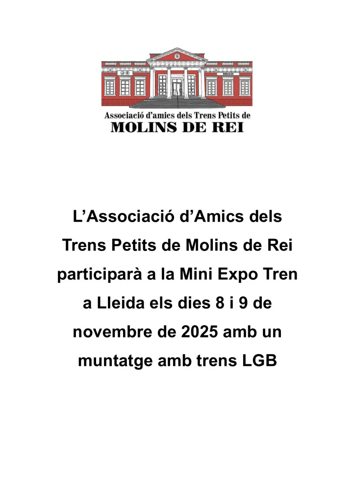 thumbnail of Molins de Rei Mini Expo Tren Lleida