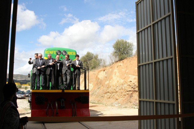 Inauguració cotxera Móra la Nova
