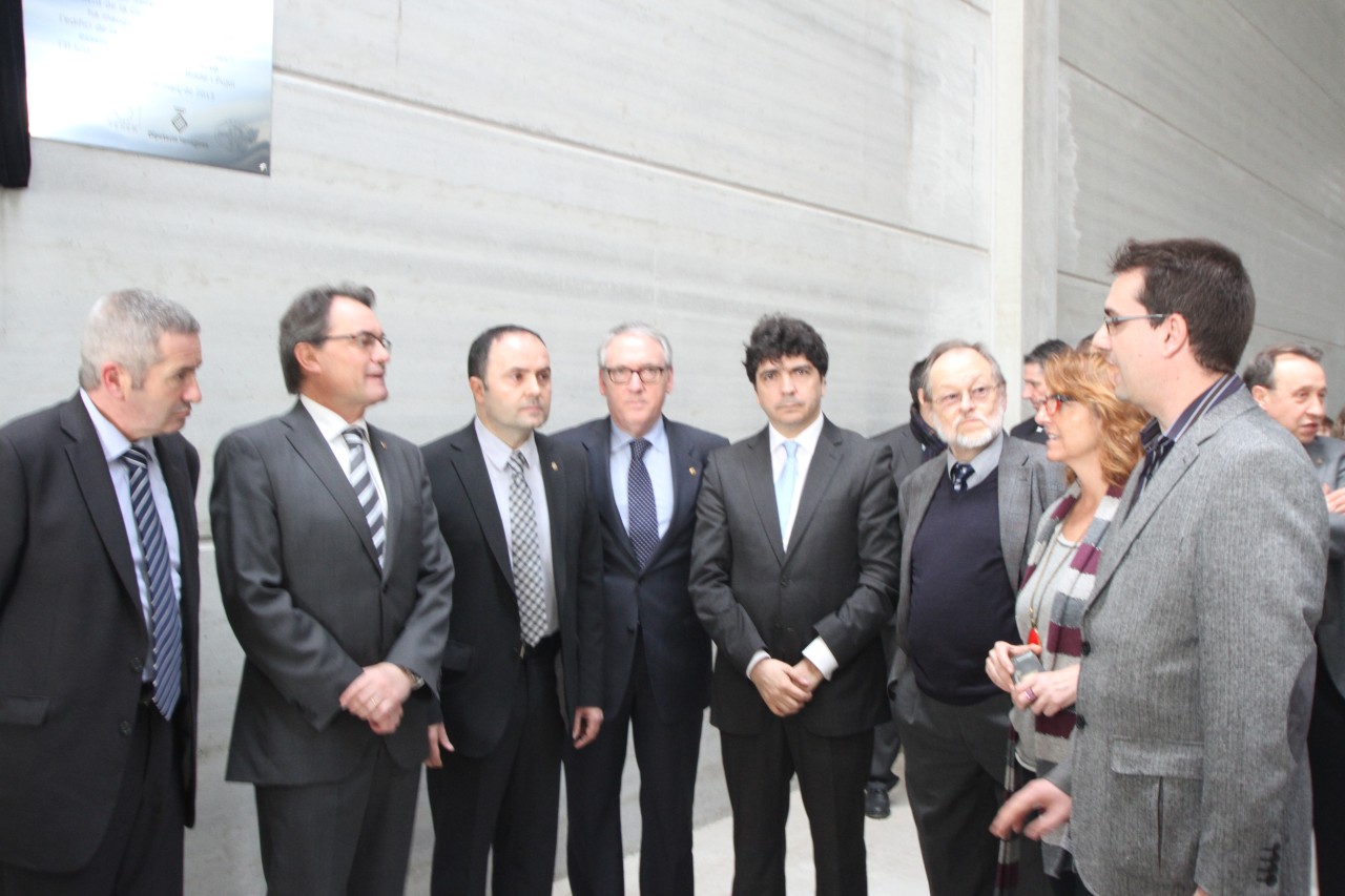 Inauguració cotxera Móra la Nova