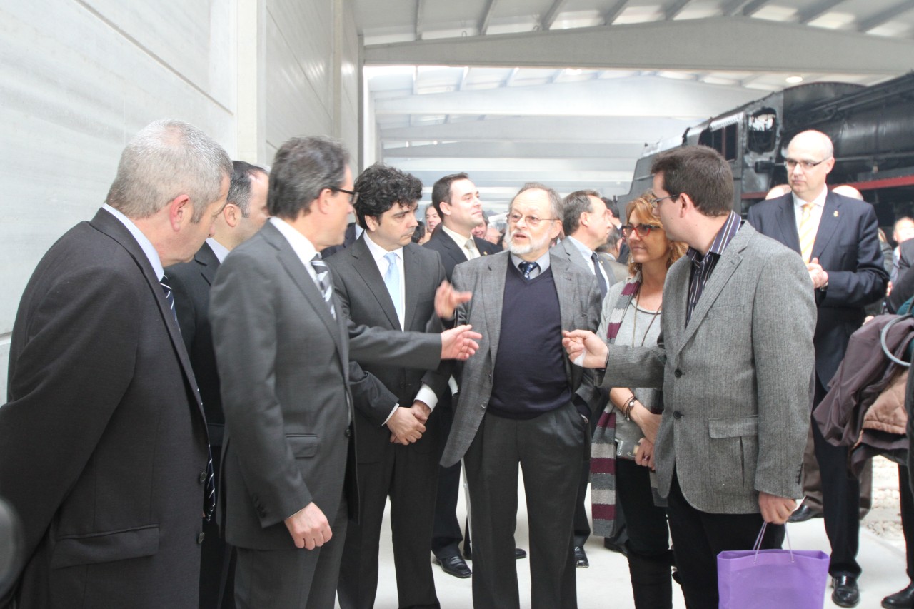 Inauguració cotxera Móra la Nova