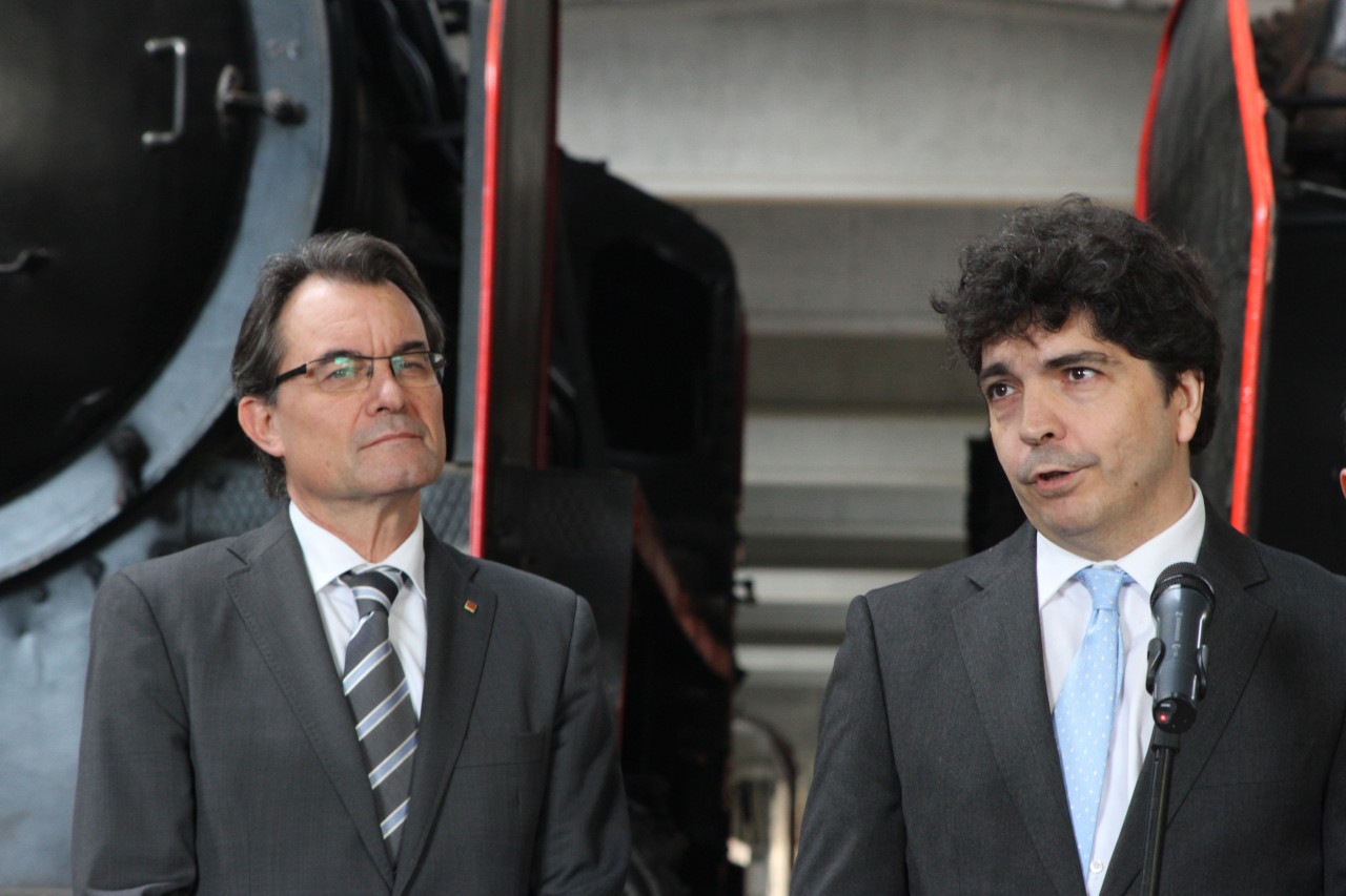 Inauguració cotxera Móra la Nova