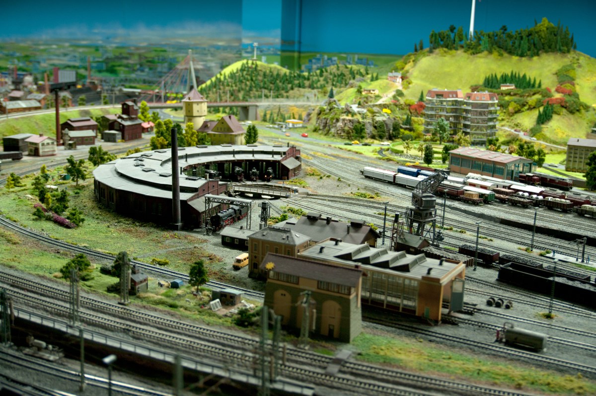 Vista de la maqueta H0 “Miniland München”