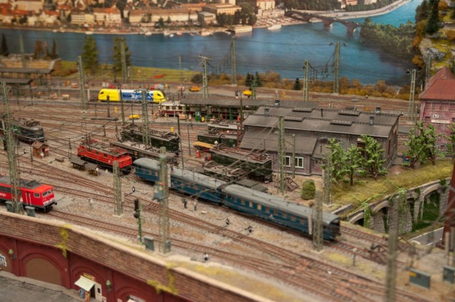 Maqueta H0 de l'associació de modelistes ferroviaris de Landsberg.