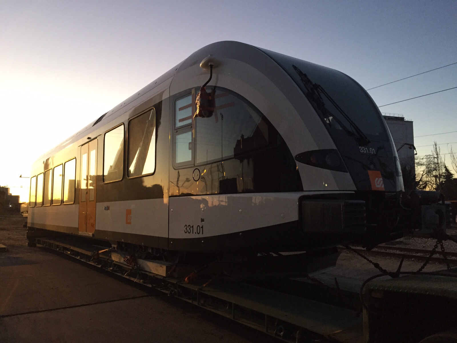 Arribada dels trens Stadler a Lleida