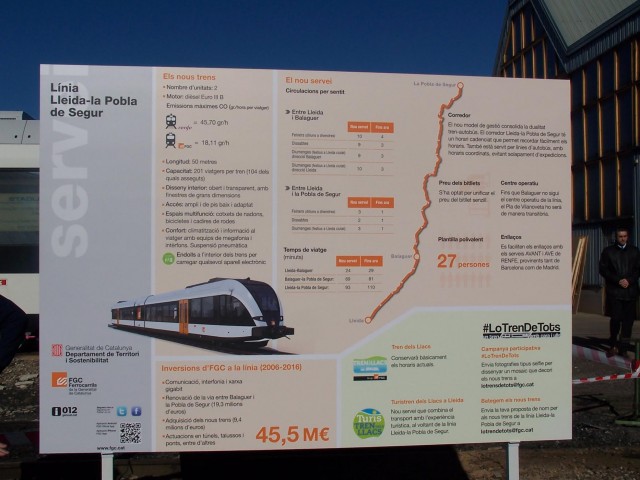 Inauguració dels trens Stadler de FGC