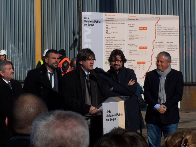 Inauguració dels trens Stadler de FGC
