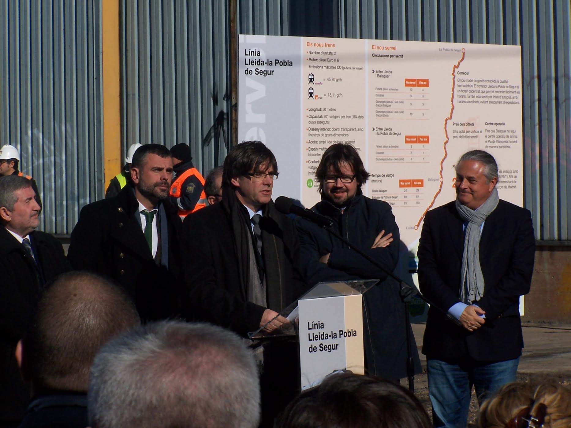 Inauguració dels trens Stadler de FGC