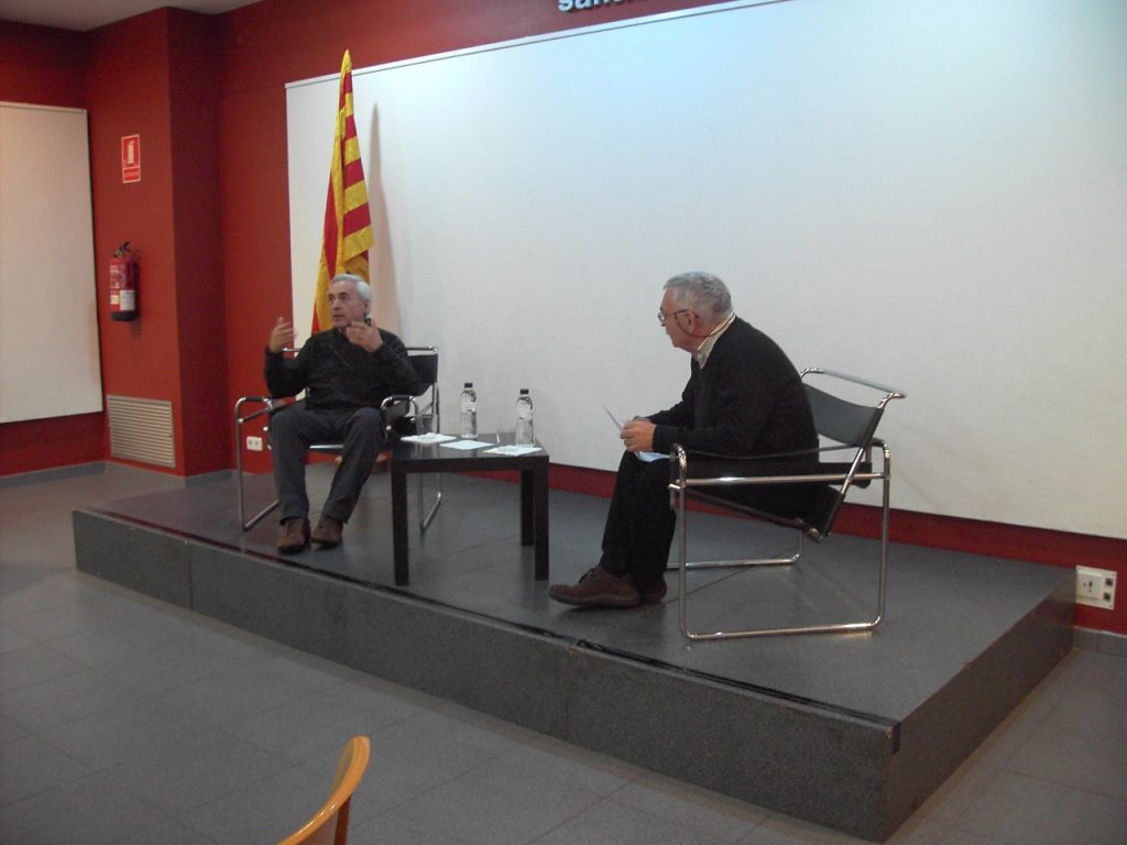 Imatges de l’acte a Sant Feliu de reconeixement a en Lluís Miquel Tuells