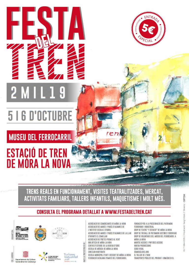 cartell festa tren móra 2019