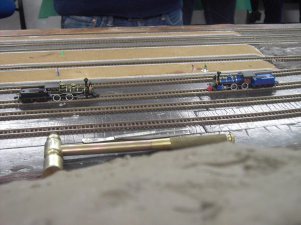 L’associació de Valls fa la primera circulació a la maqueta escala n