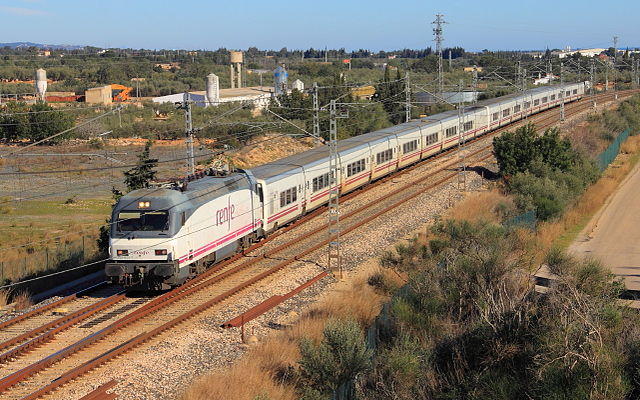 L'Aldea-Amposta-Tortosa. Foto: Andrés Gómez - Club Ferroviario 241