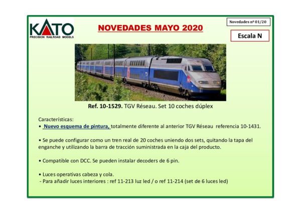 Novedades KATO 01-2020