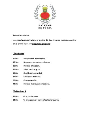 invitación asociaciones a todo vapor
