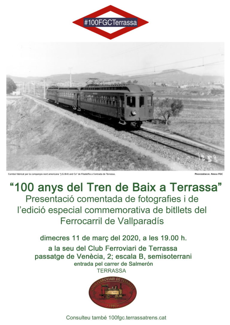 Cartell conferència Club