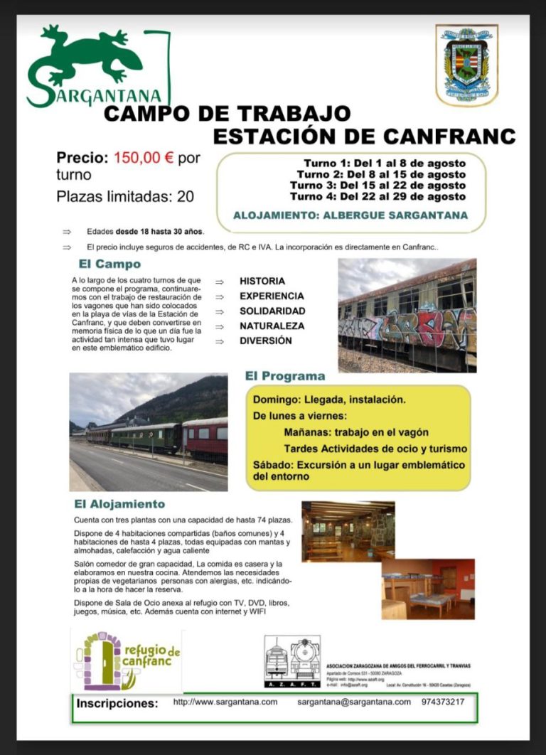 Campo trabajo Canfranc