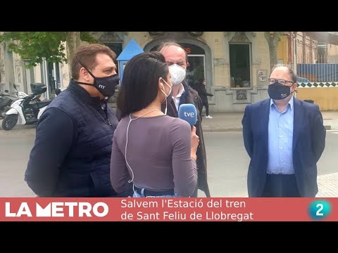 El programa La Metro de TVE Catalunya es fa ressò de la campanya per salvar l’estació de Sant Feliu