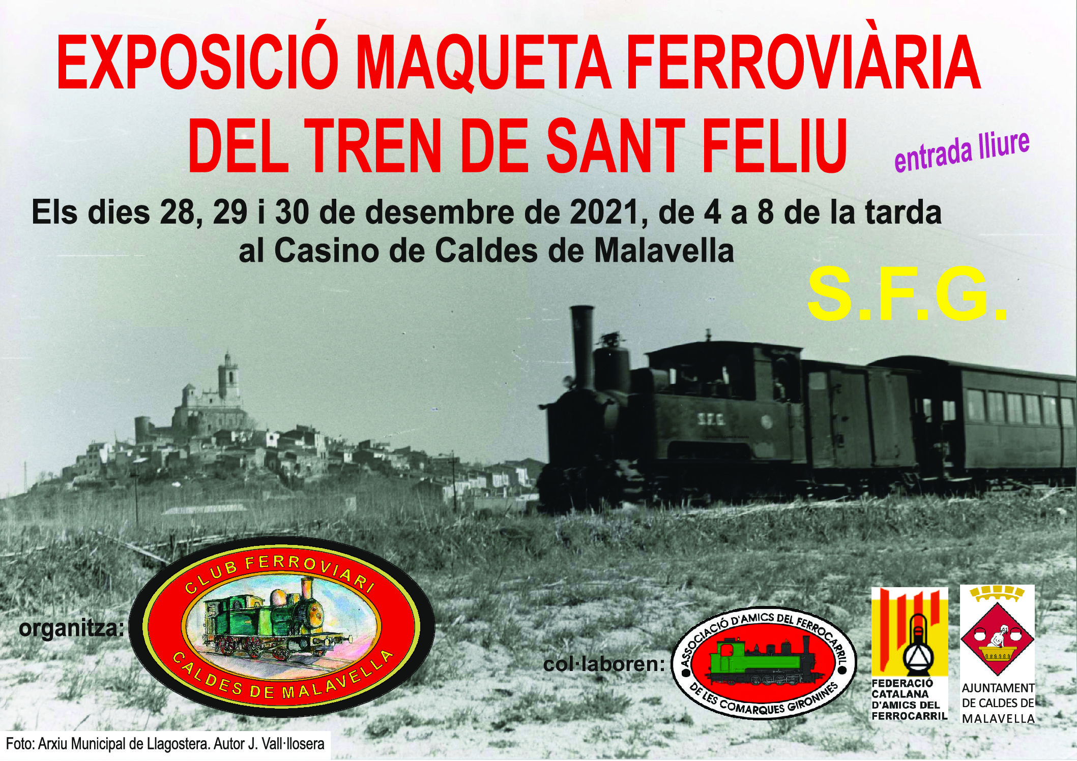 CARTELL ANUNCIADOR SFG Caldes