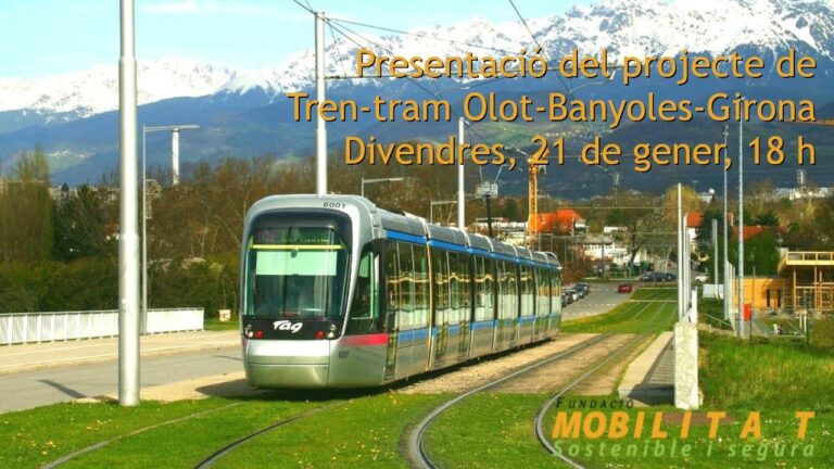 Vídeo: Presentació del projecte de Tren-tram Olot-Banyoles-Girona