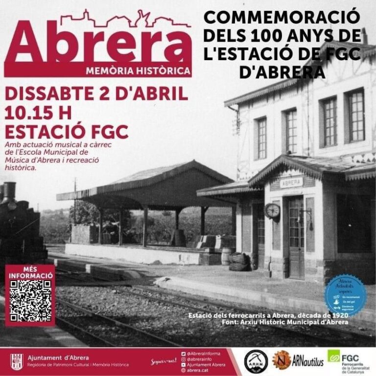 100 anys ferrocarril Abrera