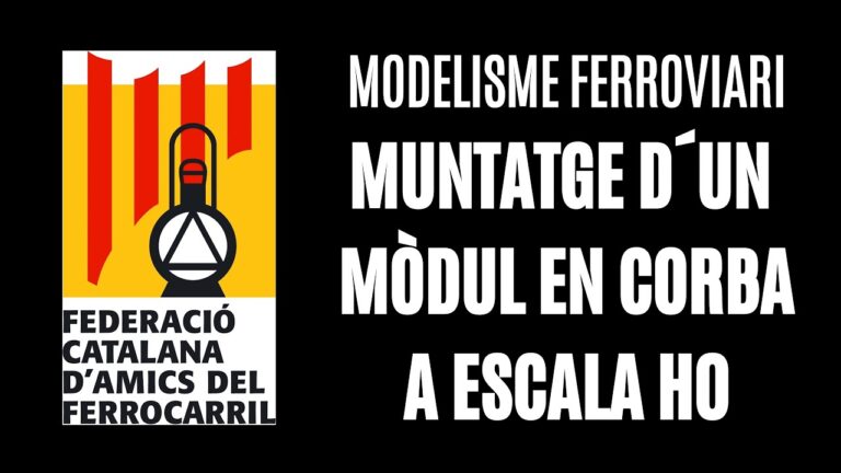 Vídeo: Muntatge d´un mòdul en corba a escala H0