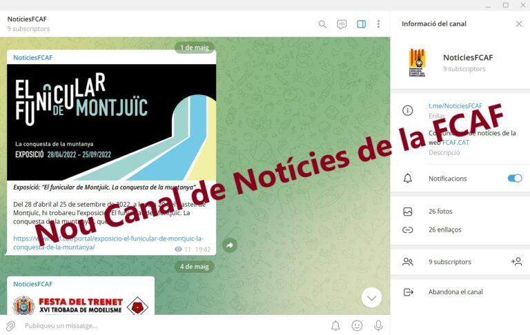 Telegram Canal NoticiesFCAF