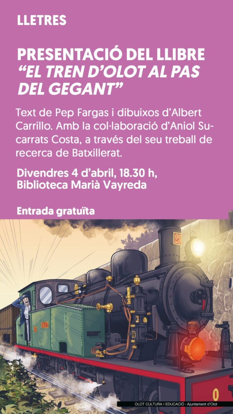 Llibre El Tren d'Olot al pas del gegant