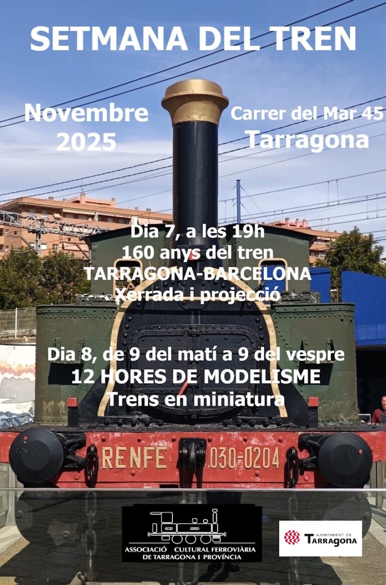 cartell setmana del tren ajuntament