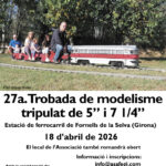 Cartell Trobada Tren Tripulat Fornells 2026